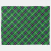 Clan MacDonald Tartan Fleece Deken (Voorkant (Horizontaal))