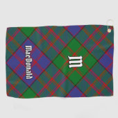 Clan MacDonald Tartan Golf Towel Golfhanddoek (Horizontaal)
