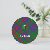 Clan MacDonald Tartan Kaart (Staand voorkant)