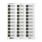 Clan MacDonald Tartan Label (Full Sheet)