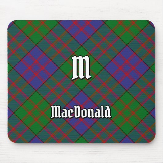 Clan MacDonald Tartan Muismat (Voorkant)