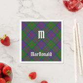 Clan MacDonald Tartan Napkins Servet (Insitu)