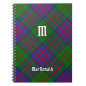Clan MacDonald Tartan Notitieboek (Voorkant)