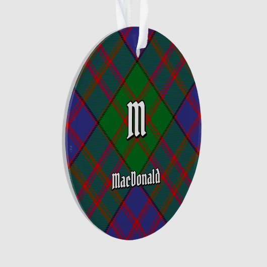 Clan MacDonald Tartan Ornament (voorkant)