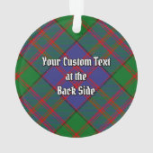 Clan MacDonald Tartan Ornament (achterkant)