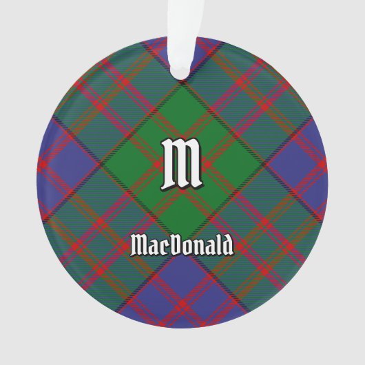 Clan MacDonald Tartan Ornament (voorkant)