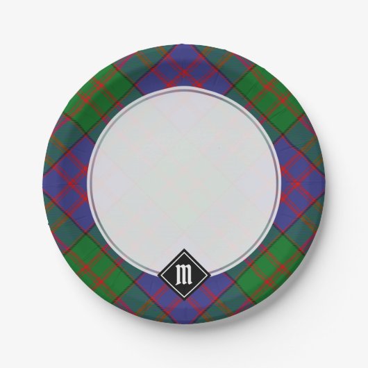 Clan MacDonald Tartan Paper-Borden Papieren Bordje (Voorkant)