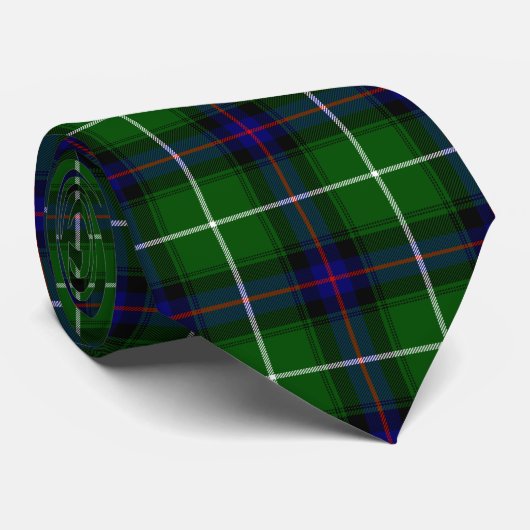 Clan MacDonald Tartan Pset Stropdas (Opgerold)