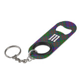 Clan MacDonald Tartan Sleutelhanger Bottle Open Mini Flessenopener (Voorkant Gekanteld)