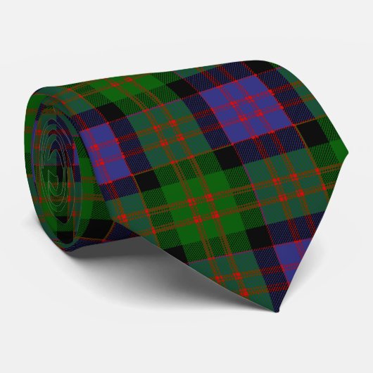 Clan MacDonald Tartan Stropdas (Opgerold)