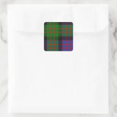 Clan MacDonald Tartan Vierkante Sticker (Tas)