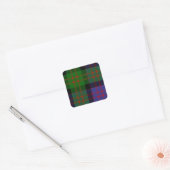 Clan MacDonald Tartan Vierkante Sticker (Envelop)