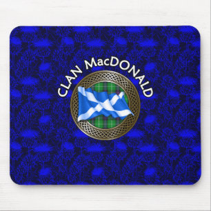 Clan MacDonald Tartan & Vlag Muismat