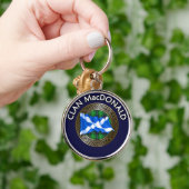 Clan MacDonald Tartan & Vlag Sleutelhanger (Hand)