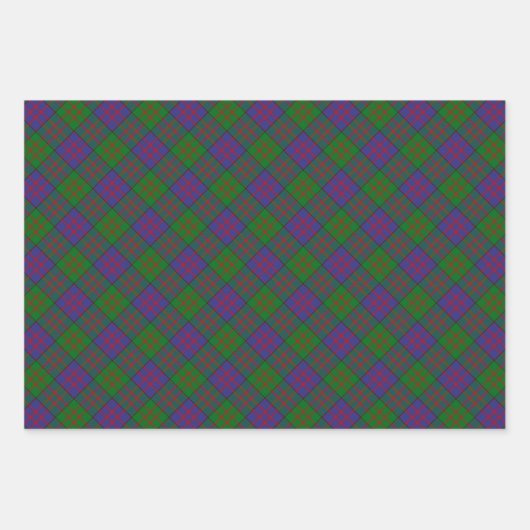 Clan MacDonald Tartan Wrapping Paper Sheets (Voorkant 3)