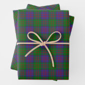 Clan MacDonald Tartan Wrapping Paper Sheets (In situ)