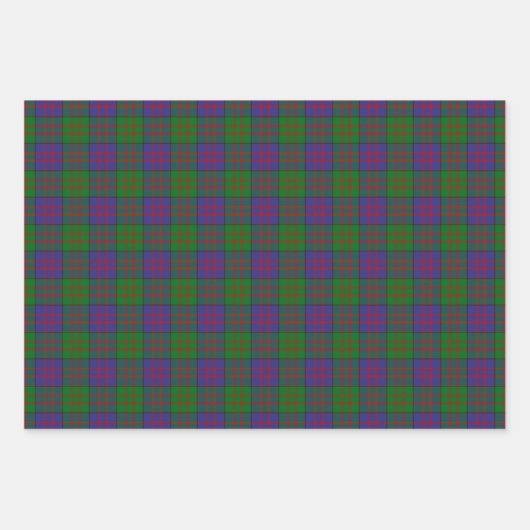 Clan MacDonald Tartan Wrapping Paper Sheets (Voorkant)