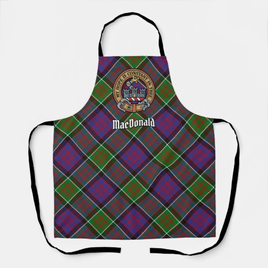 Clan MacDonald van Clanranald Crest Apron Schort (Voorkant)