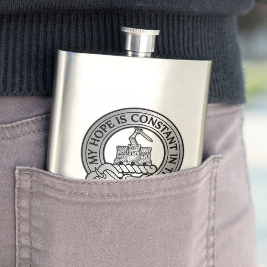 Clan MacDonald van Clanranald Crest Flacon (Voorbeeld)