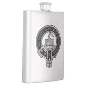 Clan MacDonald van Clanranald Crest Flask Flacon (Rechts)