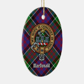 Clan MacDonald van Clanranald Crest Keramisch Ornament (Rechts)