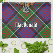Clan MacDonald van Clanranald Crest Kitchen Towel Theedoek (Gevouwen)