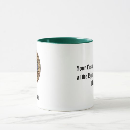 Clan MacDonald van Clanranald Crest Mok (Midden)