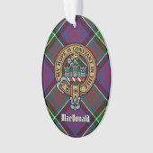 Clan MacDonald van Clanranald Crest Ornament (voorkant)