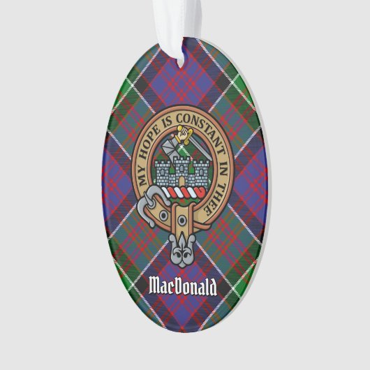 Clan MacDonald van Clanranald Crest Ornament (voorkant)