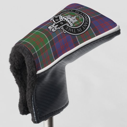 Clan MacDonald van Clanranald Crest & Tartan Golf  Golfheadcover (3/4 voorkant)