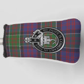 Clan MacDonald van Clanranald Crest & Tartan Golf  Golfheadcover (Voorkant)