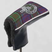 Clan MacDonald van Clanranald Crest & Tartan Golfheadcover (3/4 voorkant)