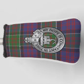 Clan MacDonald van Clanranald Crest & Tartan Golfheadcover (Voorkant)