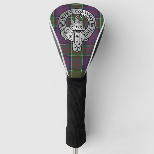 Clan MacDonald van Clanranald Crest & Tartan Golfheadcover (Voorkant)