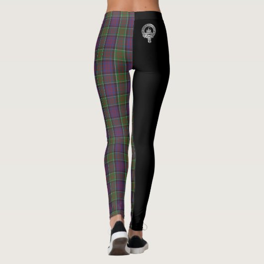 Clan MacDonald van Clanranald Crest & Tartan Leggings (Achterkant)