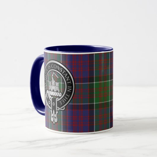 Clan MacDonald van Clanranald Crest & Tartan Mok (Voorkant links)