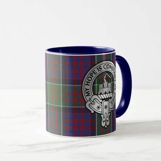 Clan MacDonald van Clanranald Crest & Tartan Mok (Voorkant rechts)