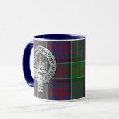 Clan MacDonald van Clanranald Crest & Tartan Mok (Voorkant links)