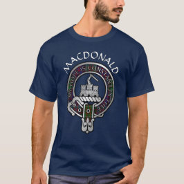 Clan MacDonald van Clanranald Crest & Tartan T-shirt