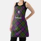 Clan MacDonald van Clanranald Tartan Apron Schort (Insitu)