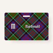 Clan MacDonald van Clanranald Tartan Badge (Voorkant)
