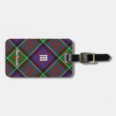 Clan MacDonald van Clanranald Tartan Bagage Label (Voorkant horizontaal)