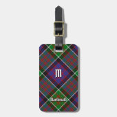 Clan MacDonald van Clanranald Tartan Bagagelabel (Voorkant verticaal)