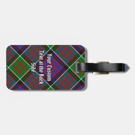 Clan MacDonald van Clanranald Tartan Bagagelabel (Achterkant horizontaal)