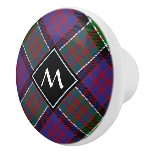 Clan MacDonald van Clanranald Tartan Ceramic Knob Keramische Knop (Rechts)
