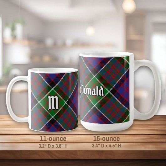 Clan MacDonald van Clanranald Tartan Coffee Mok