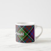 Clan MacDonald van Clanranald Tartan Espresso Cup Kop (Rechts)
