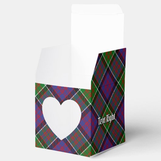 Clan MacDonald van Clanranald Tartan Favor Box Bedankdoosjes (Geopend)