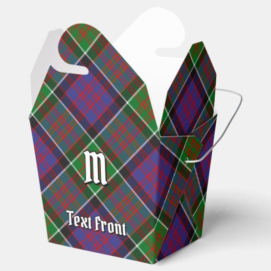 Clan MacDonald van Clanranald Tartan Favor Box Bedankdoosjes (Geopend)