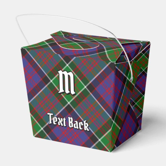 Clan MacDonald van Clanranald Tartan Favor Box Bedankdoosjes (Achterkant)